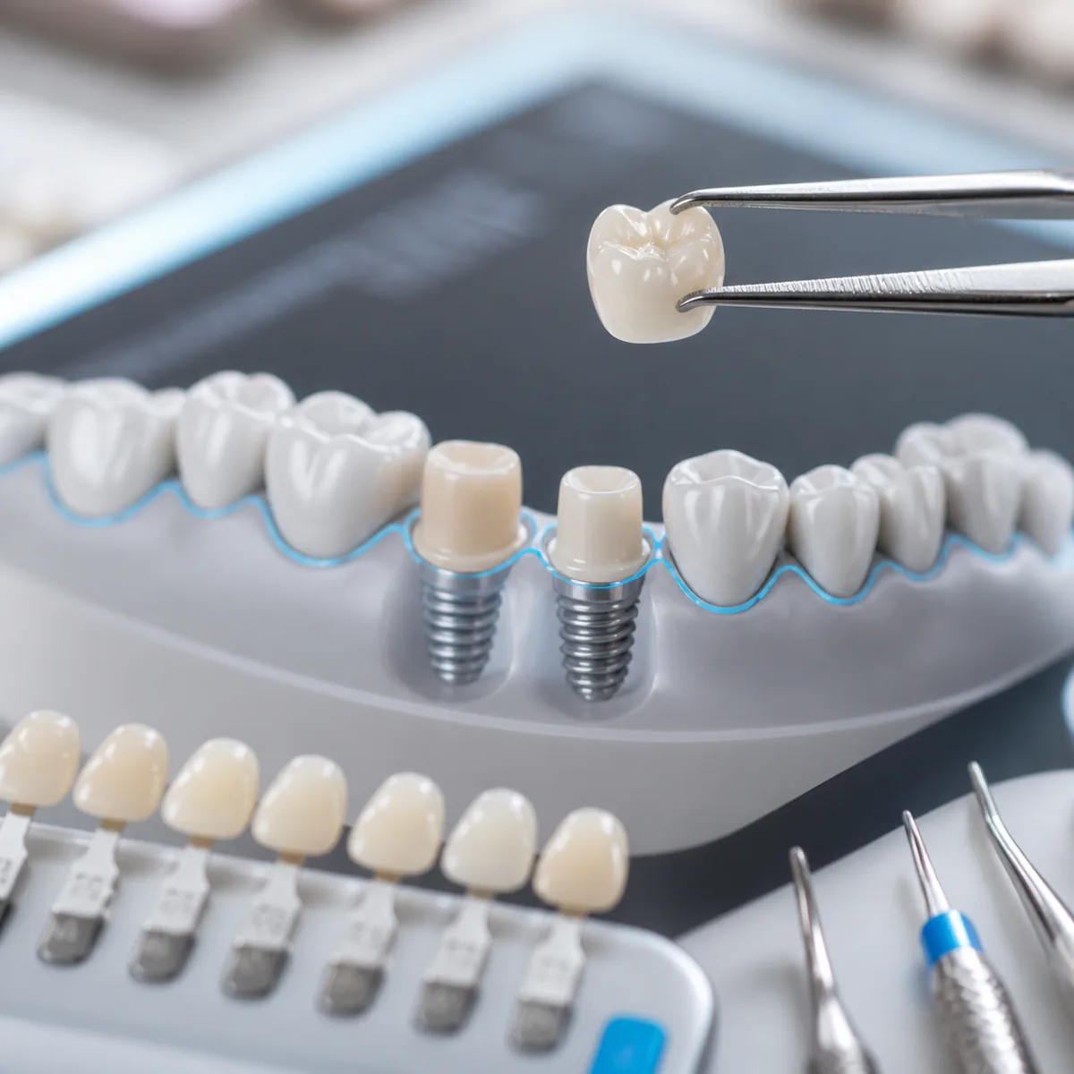 Coroa dentária na Dra. Greice Trevisani em São Bento do Sul