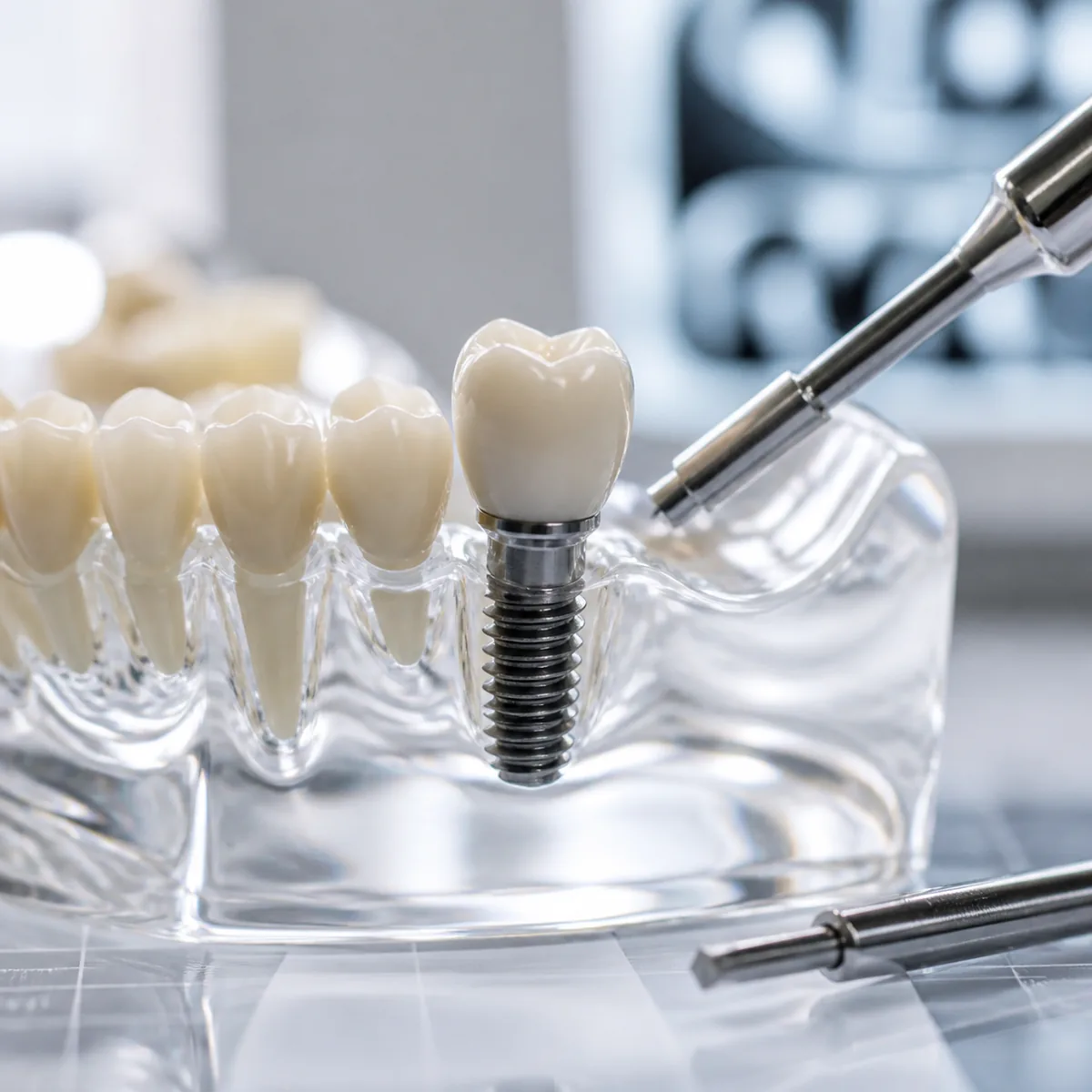 Implante dentário unitário na Dra. Greice Trevisani em São Bento do Sul
