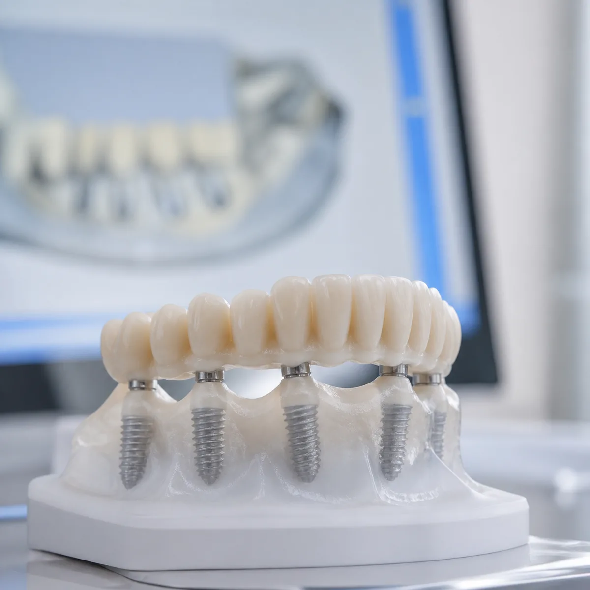Prótese protocolo sobre implantes na Dra. Greice Trevisani em São Bento do Sul